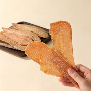 Thin-sliced air-dried chicken jerky