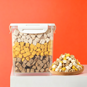 Freeze-dried Triple Mix: Chicken, Egg Yolk & Beef Liver Cubes