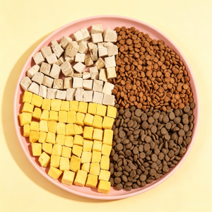 4-Mix Beef Kibble with Freeze-Dried Duck Pear & Egg Yolk