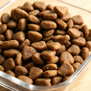 Extruded kibble